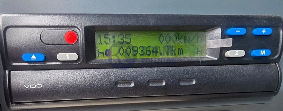 LTM 1150-5.3 계기판 · 거리/시간 1