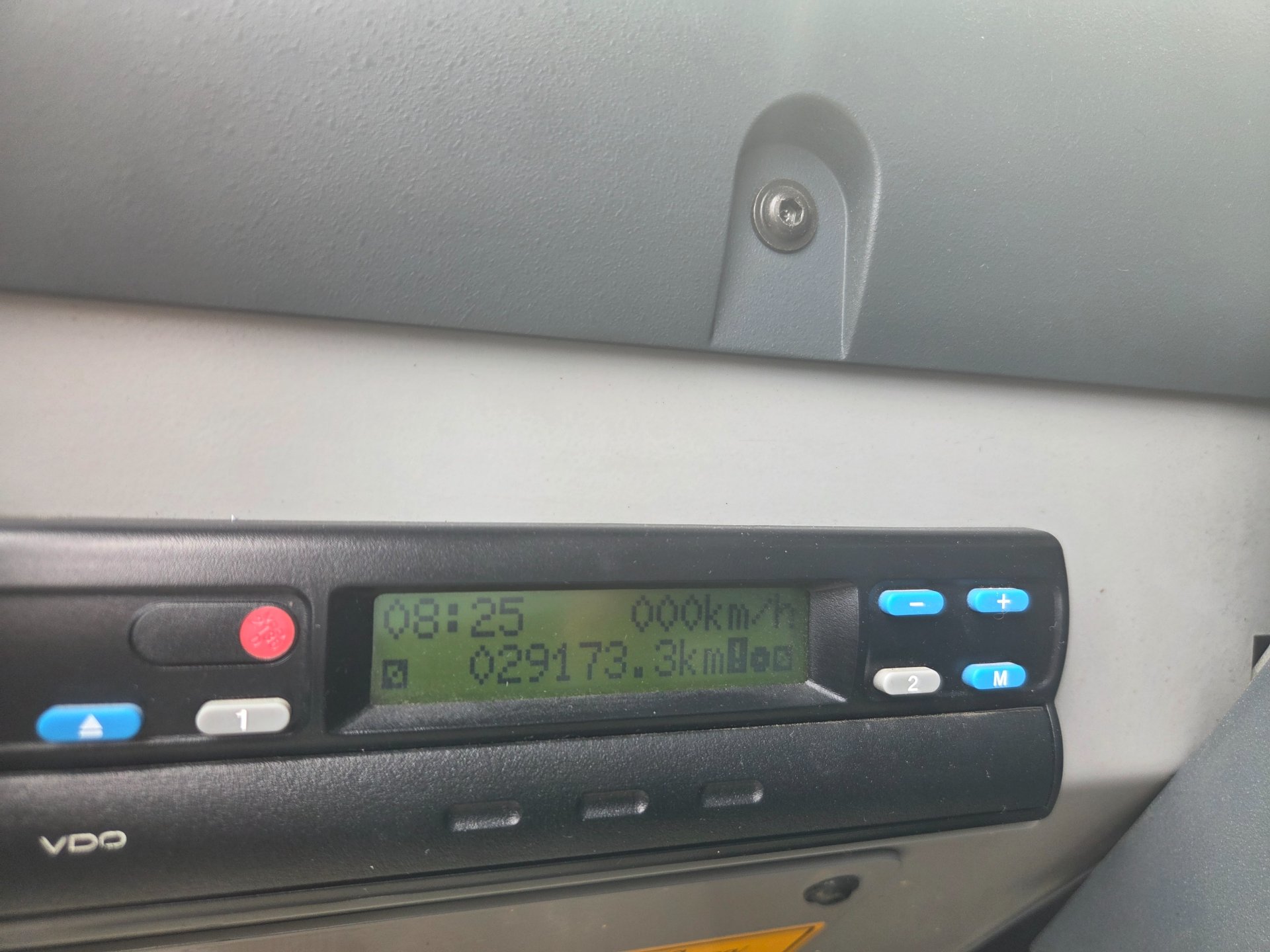 LTM 1095-5.1 계기판 · 거리/시간 1