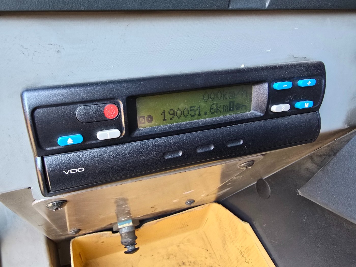 LTM 1250-6.1 계기판 · 거리/시간 1