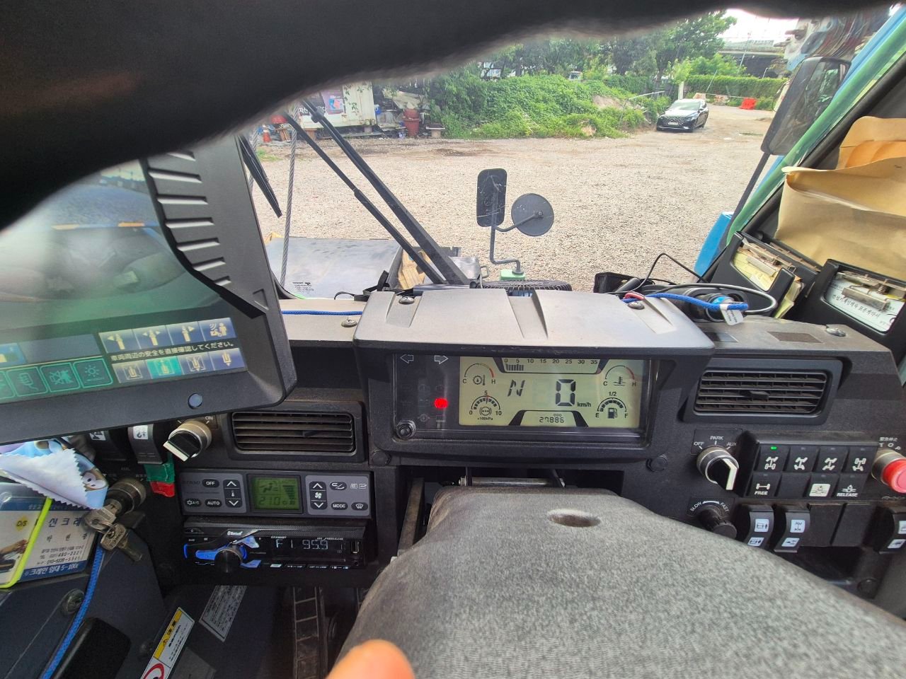 GR-250N-4 계기판 · 거리/시간 1