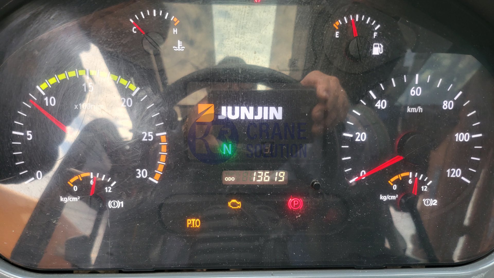 JK600R 계기판 · 거리/시간 1