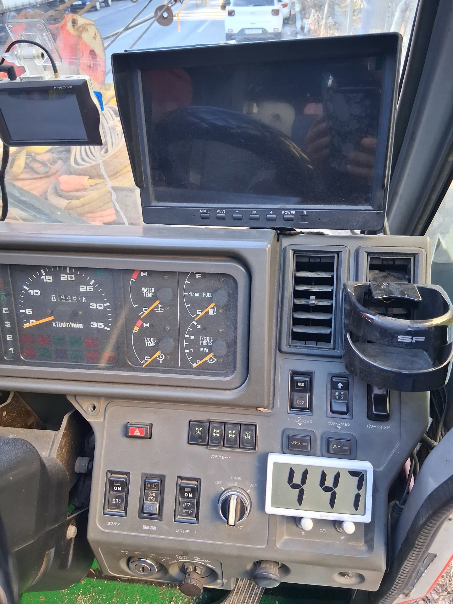 GR-500N-1 계기판 · 거리/시간 1