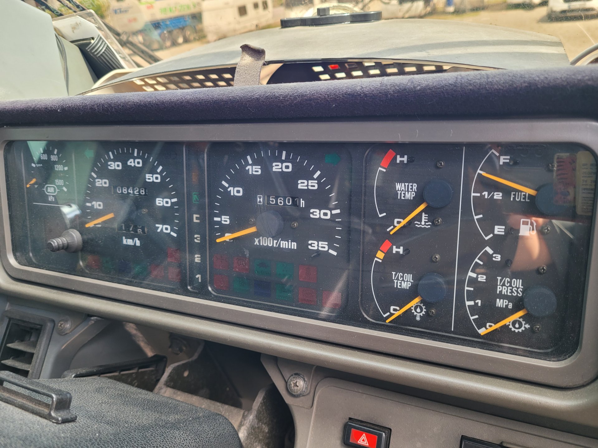 GR-600N-1 계기판 · 거리/시간 1