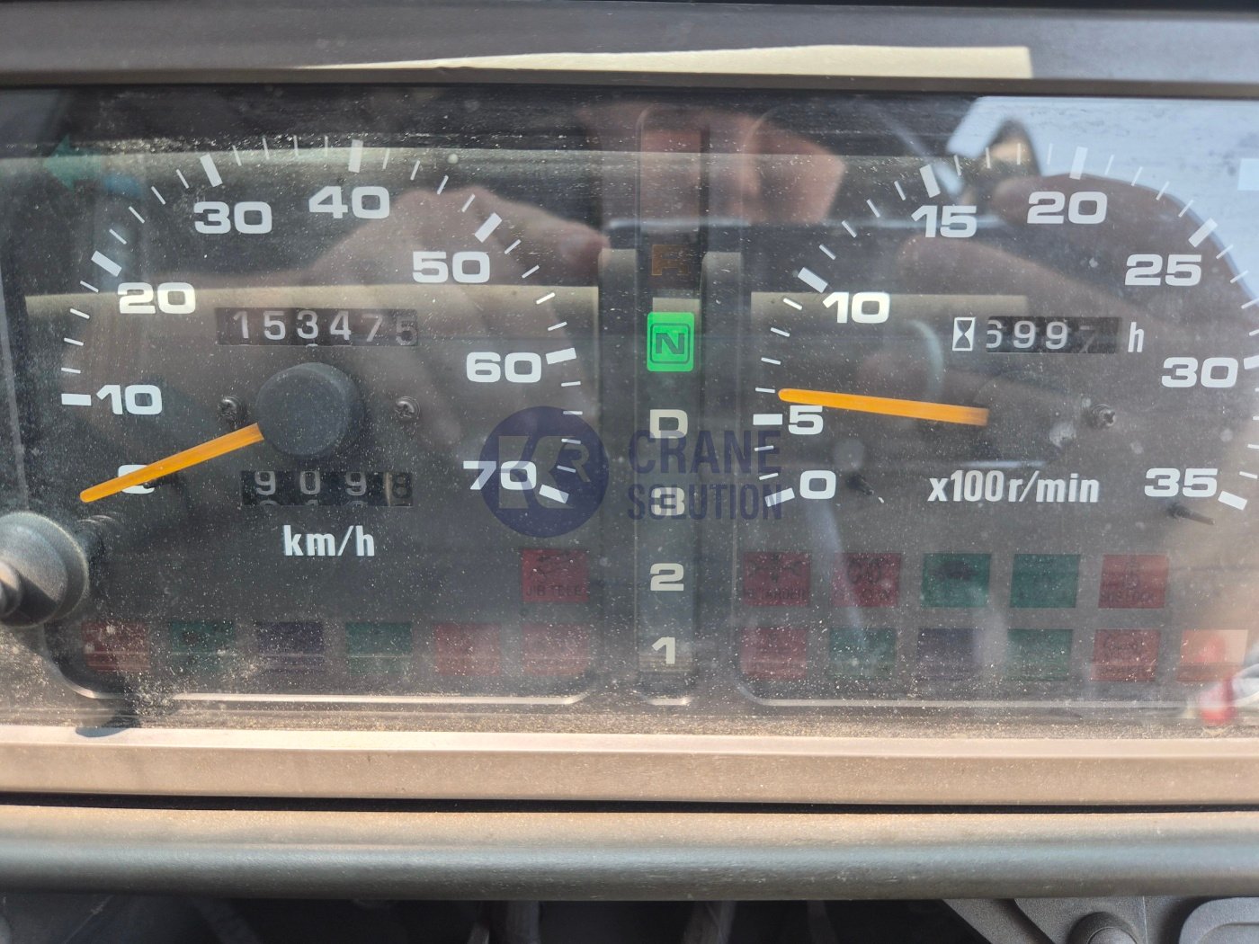 GR-500N-1 계기판 · 거리/시간 1