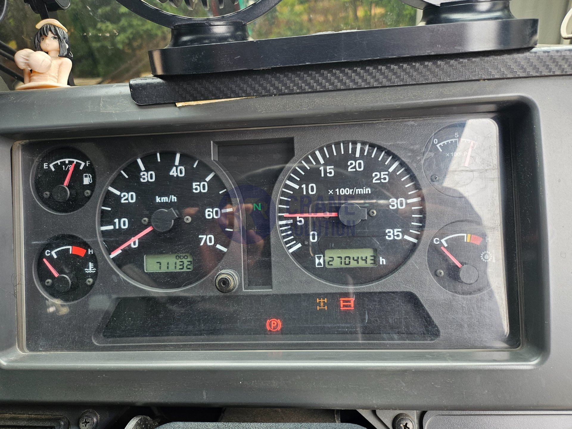 GR-600N-2 계기판 · 거리/시간 1