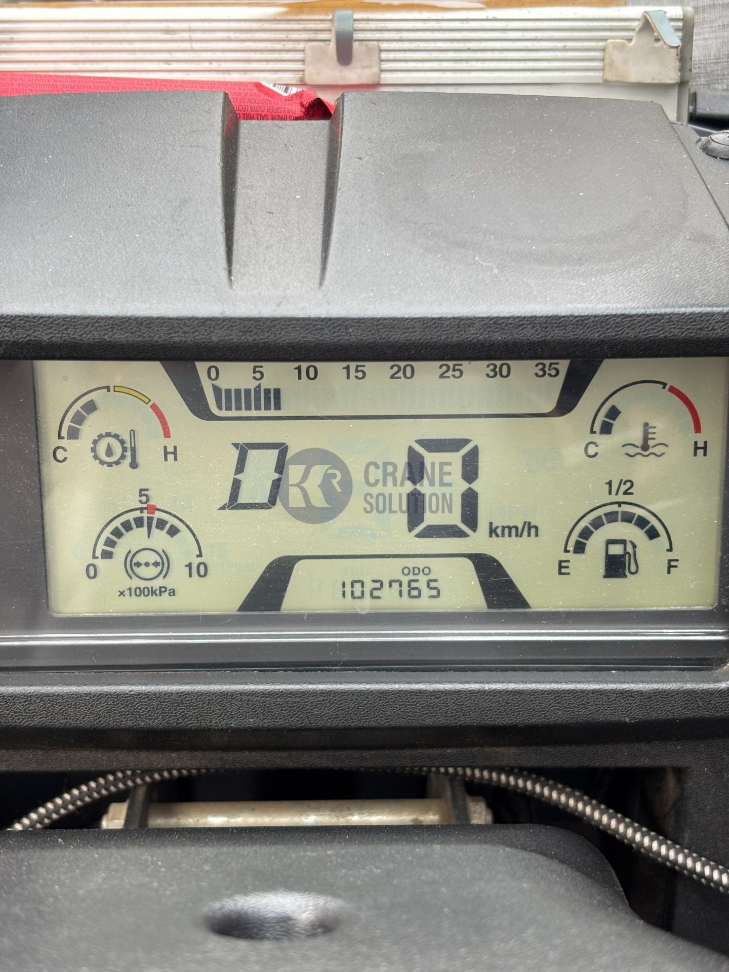GR-160N-4 계기판 · 거리/시간 1
