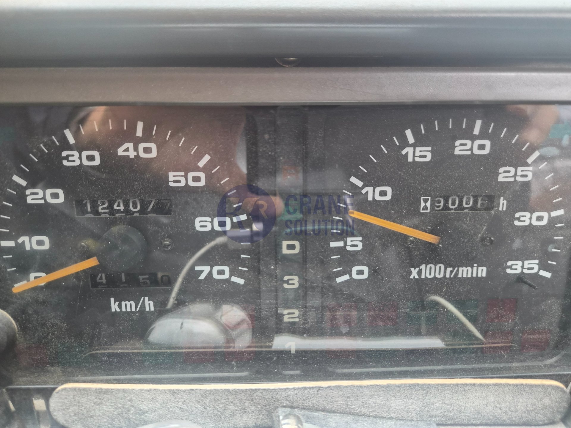 GR-250N-1 계기판 · 거리/시간 1