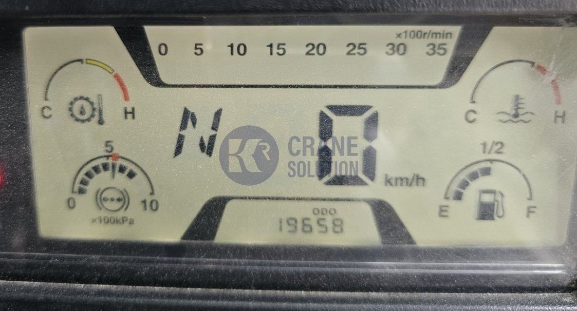 GR-700N-2 계기판 · 거리/시간 1